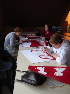 Colette, Eliane, Nathalie... et le début des décors