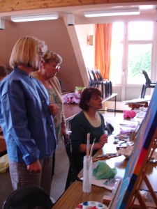 Sandrine, Denise et Christine