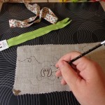 trousse vert anis